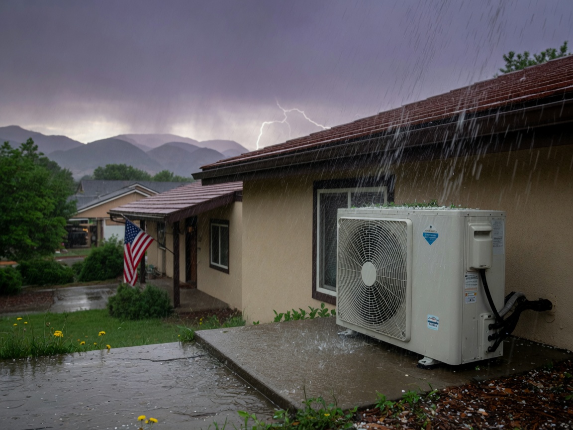 How Afternoon Storms Affect AC Units in Littleton Homes